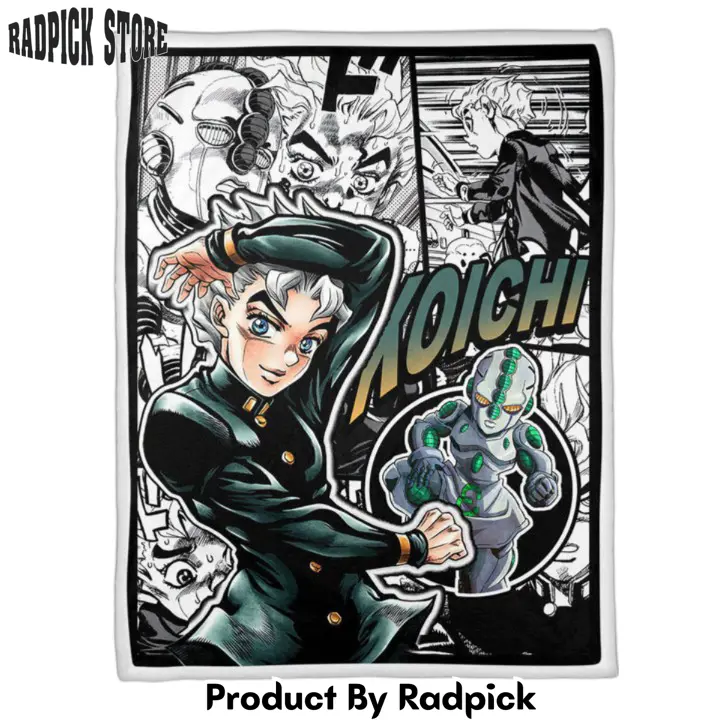 Koichi hirose blanket custom jjba anime  rp0153737